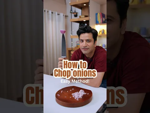 How to chop ONIONS like a CHEF 🧅 | Kunal Kapur Recipes