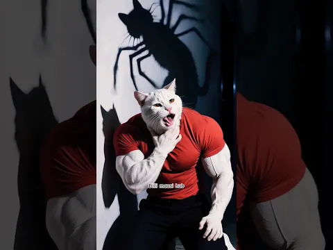 daddy cat π± become monster spider π· #cat #ai #cartoon #fyp #catstory #catshorts #catvideos #shorts