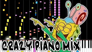 Download Crazy Piano Mix! -the real- JELLY FISH JAM (SpongeBob SquarePants) MP3