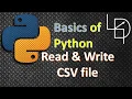 Reading Writing CSV File in Python