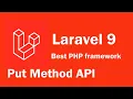 Laravel 9 tutorial - Put method API