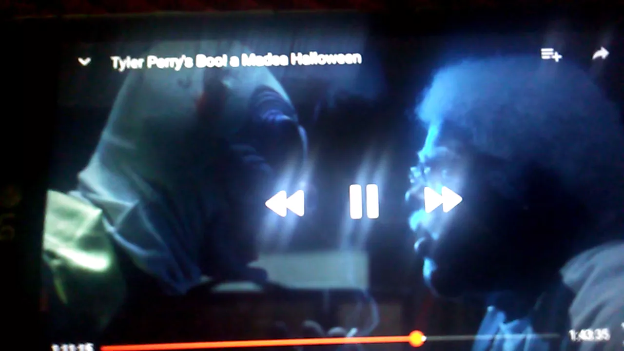 The clip of madea boo Halloween lmaoo