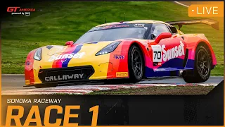 LIVE Race 1 Sonoma Raceway GT America powered by AWS 2026