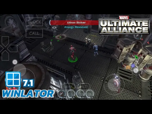 Winlator - Gameplay Marvel Ultimate Alliance - Windows