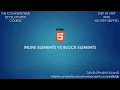 part-7 - Inline vs Block Elements in html5