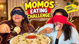 MOMOS EATING 🥟Challenge 😂😝😋| Anumol |
