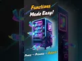 Functions Explained Like a Magic Vending Machine Coding Made Easy