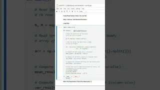 Mean Variance and Standard Deviation - Detailed Version