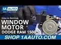 How to Replace Window Motor 94-02 Dodge Ram 1500