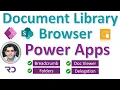 Power Apps SharePoint Document Library Tutorial