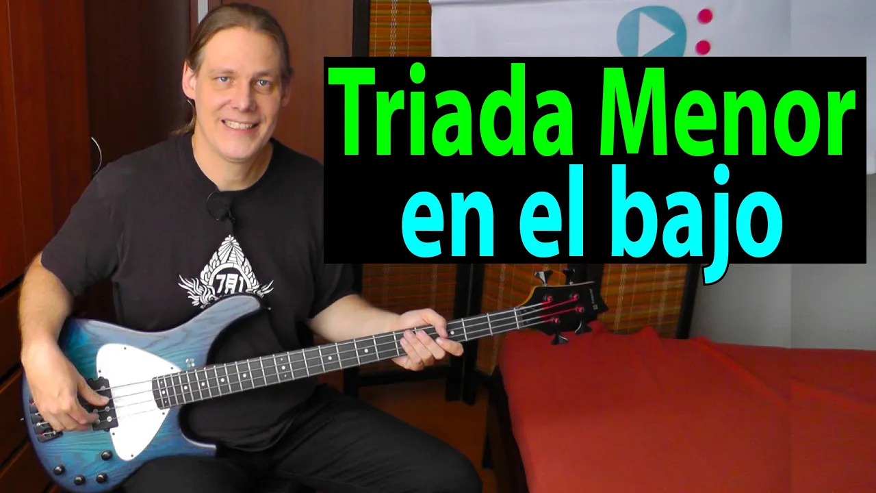 Entender y tocar la Tríada Menor en el Bajo, aplicación práctica en Líneas de Bajo Eléctrico