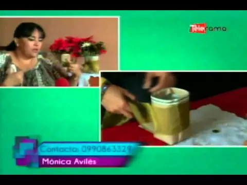 Paso a paso de adorno navideño con materiales reciclables