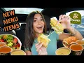 Trying EVERYTHING New at Panera French Dip Brownie Bites