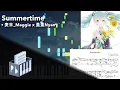 Download Lagu Summertime - 麦吉_Maggie x 盖盖Nyan [arrange ver.] orig. cinnamons x evening cinema (Piano Tutorial)