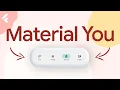 Build Material You Navigation bar using React JS
