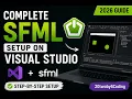 Complete SFML Setup on Visual Studio 2026 Guide 20twoby6Coding