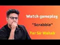 Playing scrabble Classic Words Solo
