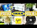 10 IKEA HACKS for your outdoor patio quick and easy