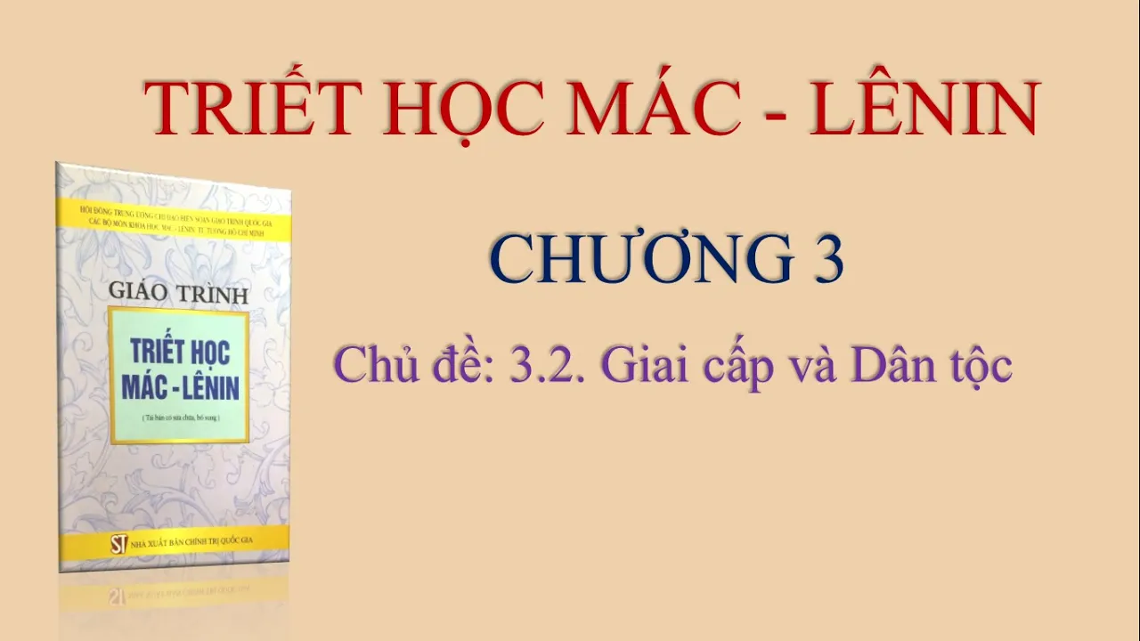 Outline Video Triết học M-L - CD3.2 - Giai cấp và Dân tộc