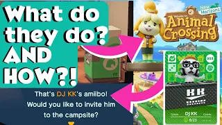 EXACTLY what Amiibo do in Animal Crossing New Horizons And How to Use Amiibo and Amiibo Cards