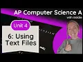 AP CSA Data Collections - Using Text Files