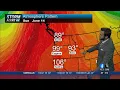 Rain ends heat builds for the Weekend