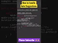 How to Handle Auto suggestion list in Selenium Automate Suggestion List