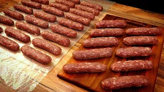 Перестаньте покупать полуфабрикаты! Сочные ЧЕВАПЧИЧИ на сковороде. Готовим с нуля пошагово.