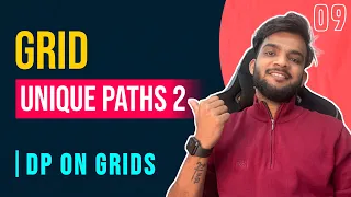 DP 9 Unique Paths 2 DP on Grid with Maze Obstacles