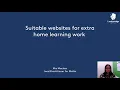 Suitable Websites For Extra Home Learning