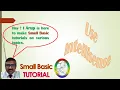 Download and Install Small Basic Beginners Small Basic Beginners Microsoft Small Basic