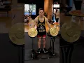 Kyle Landi the Bodybuilder with Down syndrome lifts 300lbs at Golds Gym