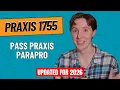 Pass the Praxis ParaPro Assessment 1755 Updated Study Guide Test Breakdown