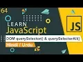 JavaScript DOM querySelector querySelectorAll Tutorial in Hindi