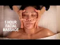 ASMR 1 Hour Professional Facial Massage Advanced Techniques No Talking