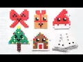 Cute Perler Bead Christmas Decorations Easy DIY Tutorial for Beginners