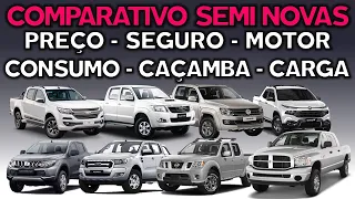 MELHOR CAMINHONETE USADA CUSTO BENEFICIO -  Comparativo Picape Diesel 4X4