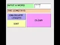 CLASS XI VISUAL BASIC 6 0 PROJECT LENGTH CALCULATOR