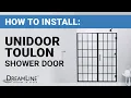 How To Install a DreamLine Unidoor Toulon Swing Shower Door DreamLine Installation Tutorial