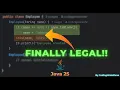 super and this Rules are FINALLY DEAD JEP 513 Java 25 - Flexible Constructor Bodies
