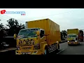 Truk box mbois oleng parah 😱😱 di jalur pantura versi lagu ada rindu