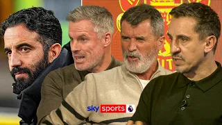 Roy Keane, Gary Neville & Jamie Carragher discuss Man Utd's top four chances