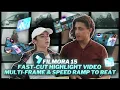 HOW TO MAKE A FAST-CUT HIGHLIGHT MULTI-FRAME SPEED RAMP TO BEAT FILMORA 15 TUTORIAL