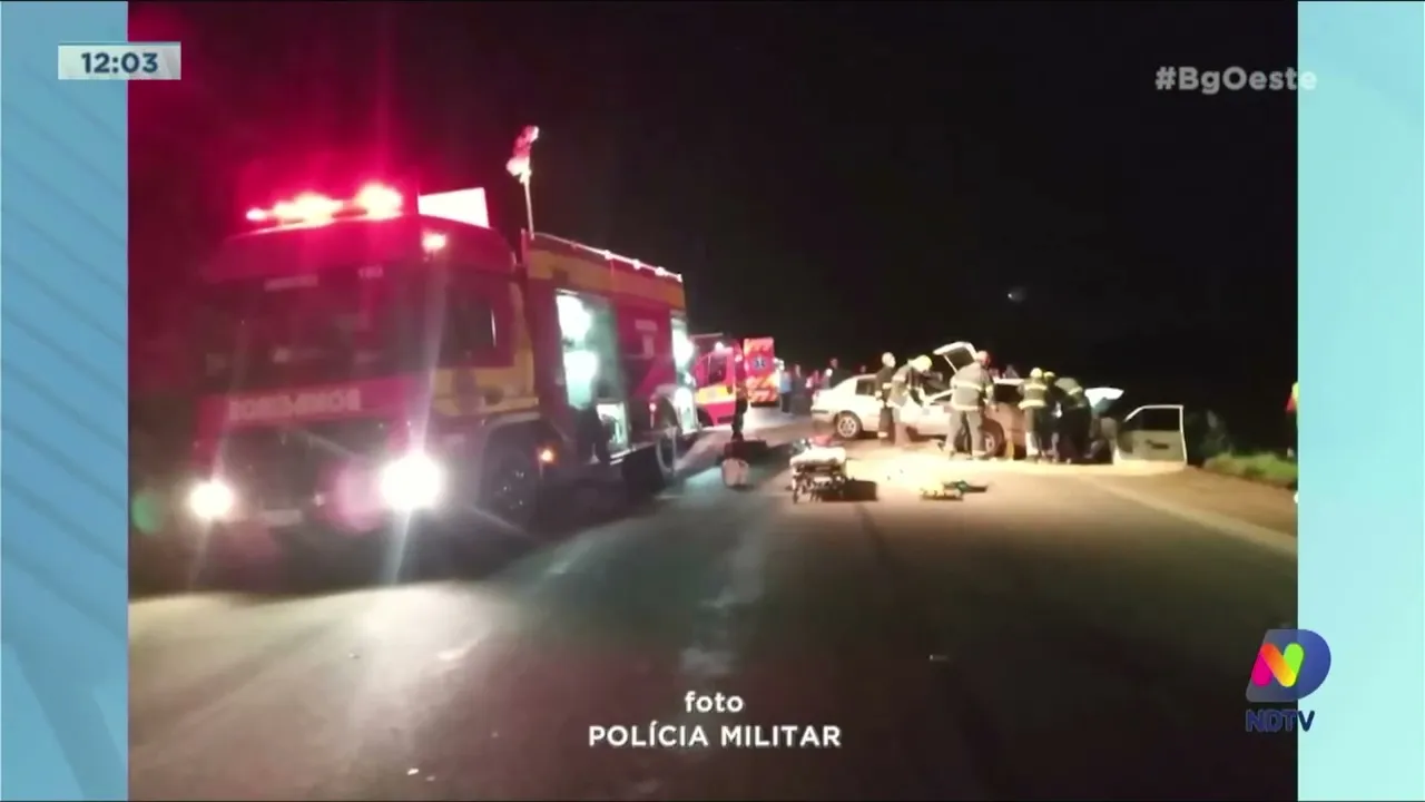 Acidente de trânsito mata dois homens e deixa mulher e criança feridas em Campos Novos