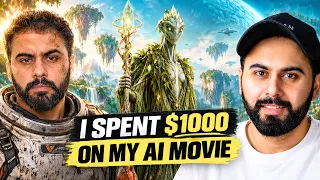 I Spent $1,000 Making Pakistan’s First AI Movie with Real Character!