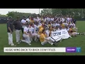 Augustana College baseball team wins second straight CCIW Championship