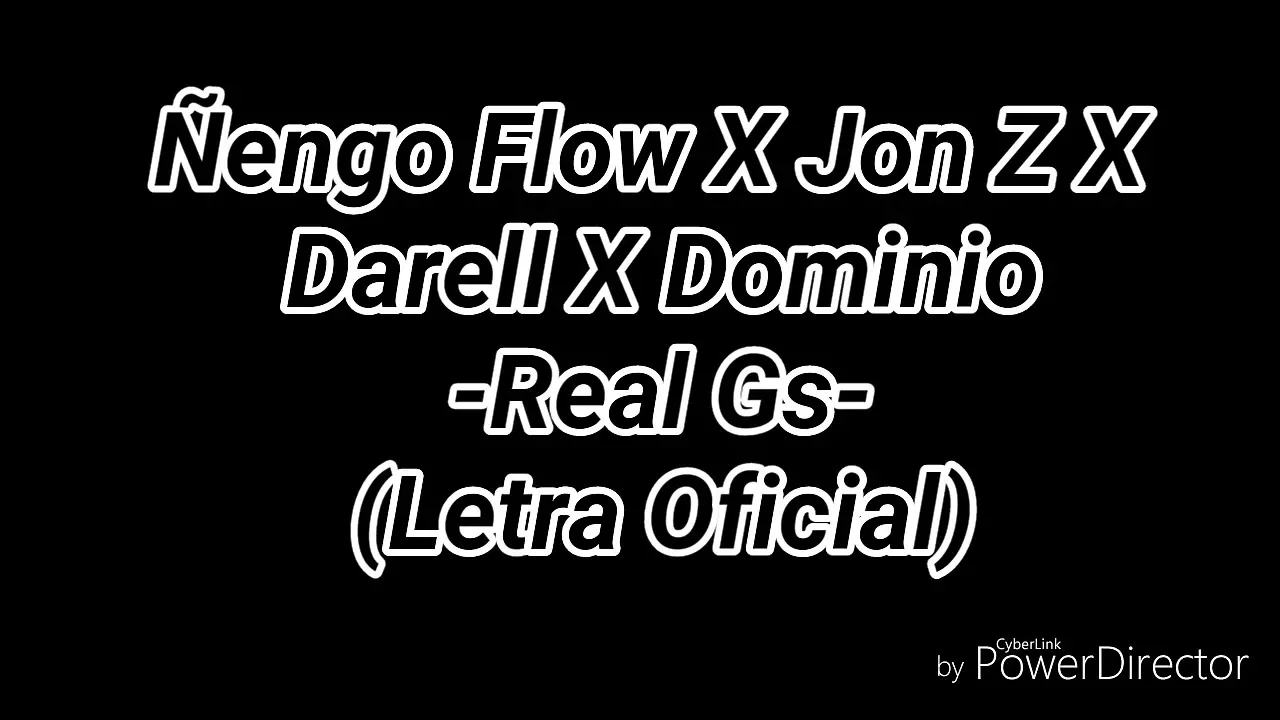 Ñengo Flow X Jon Z X Darell X Dominio A Ele - Real G'S (Letra Oficial) Ñengo Flow X Jon Z X Darell X Dominio A Ele - Real G'S (Letra Oficial)