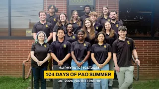 104 Days of PAO Summer CST 2026 PAO Internship