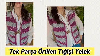 350 gr ip ile Tığişi Yelek