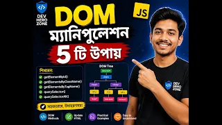 DOM Manipulation JavaScript DOM Tutorial in Bangla DOM Methods Explained